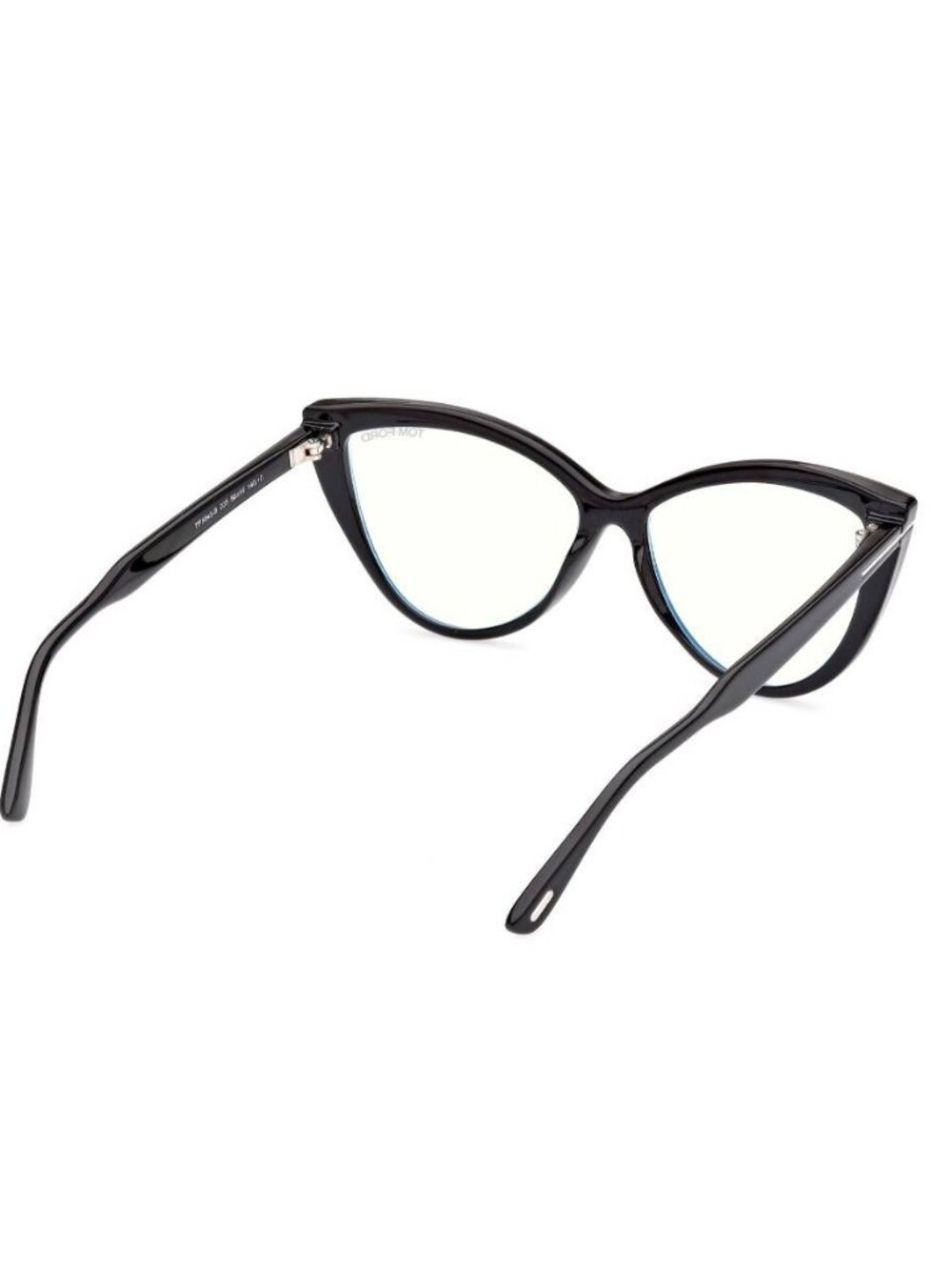 Tom Ford FT5843-B 005 Black Cat Eye Blue Light Glasses - Picture 5 of 8
